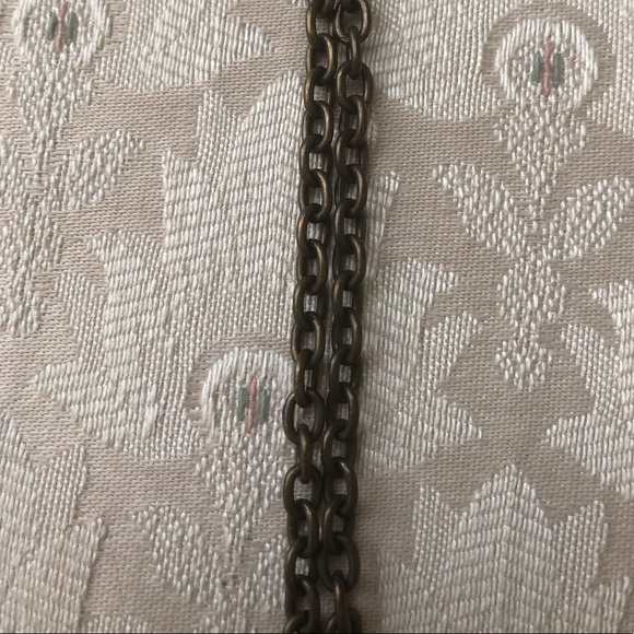 Gold & Tan Statement Necklace - Picture 3 of 3